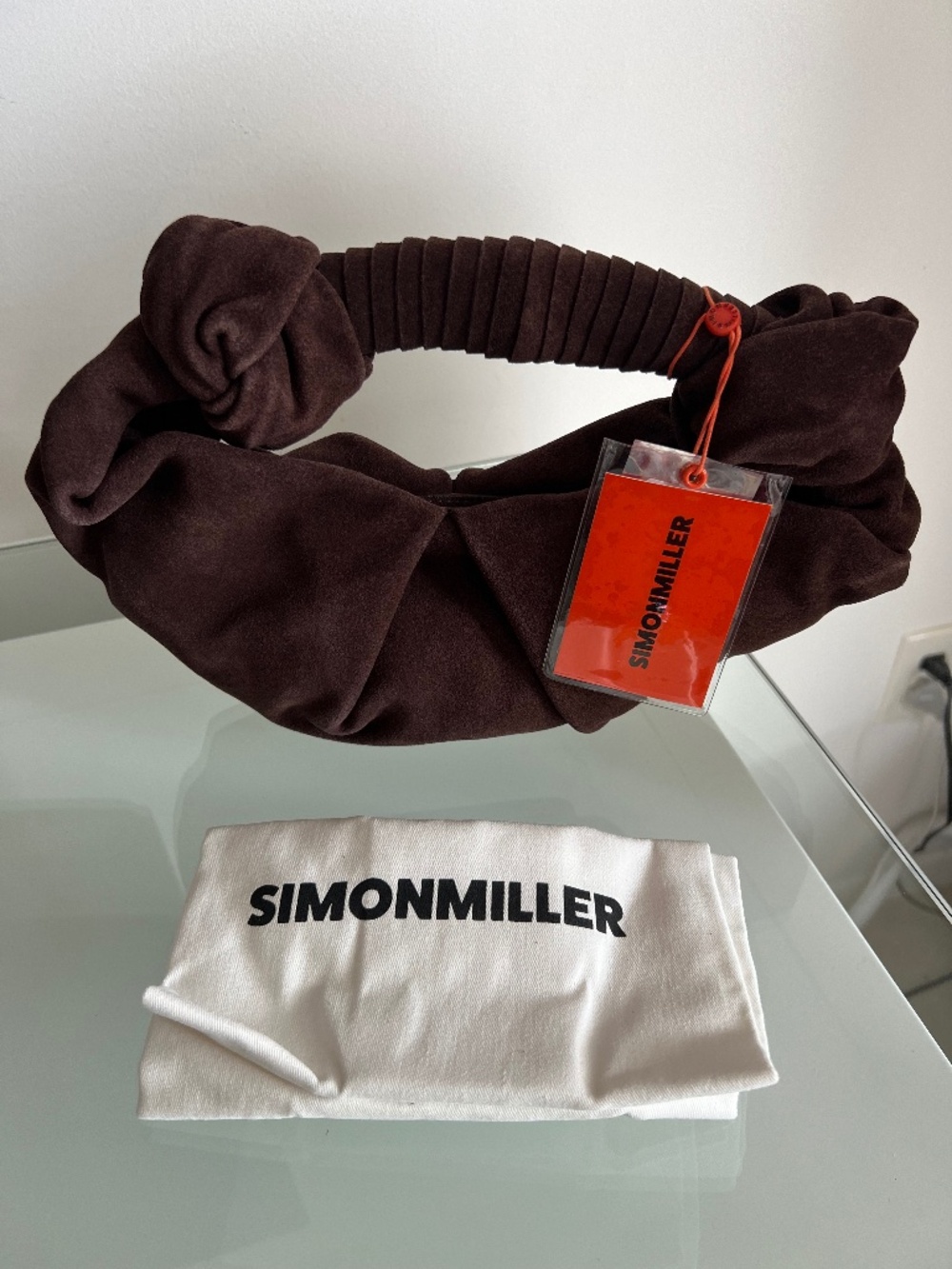 SIMONMILLER Suede Lopsy Bag